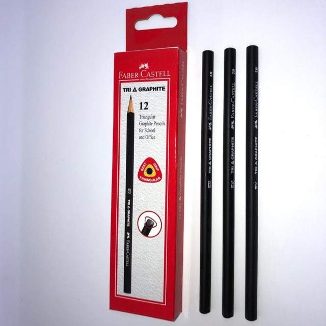 

Pensil Faber Castell Tri Graphite Black Satuan