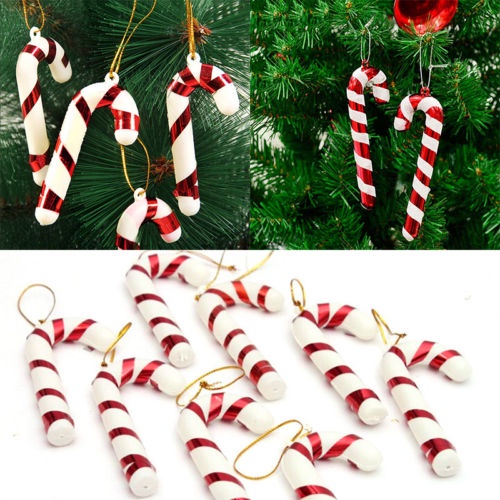 12 Pcs Ornamen Permen Warna-Warni Untuk Dekorasi Pohon Natal