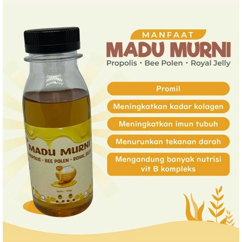 

MADU MURNI • BEE POLEN PROPOLIS ROYAL JELLY • NATURAL HONEY