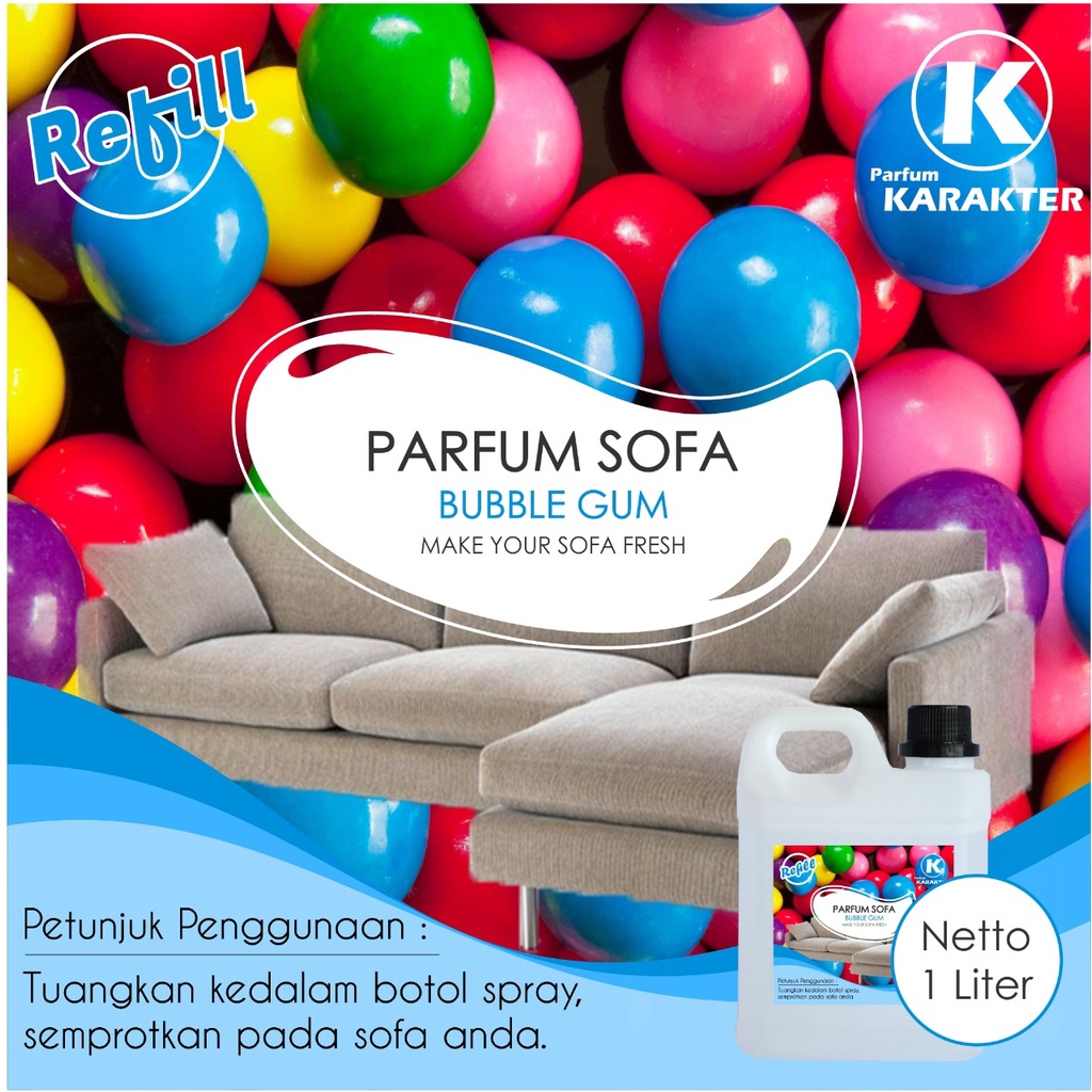 Parfum Sofa Harum Wangi Tahan Lama | Pewangi Sofa Murah Berkualitas | Ukuran 1 L | Bisa Cod | Terlaris