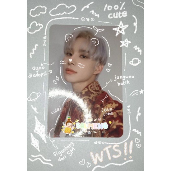 PHOTOCARD JUNGWOO STICKER (JUNGWOO BATIK)