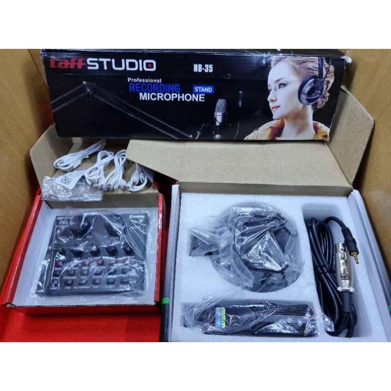 Mic Codenser LGT 240 + Mixer V8Plus Taffware