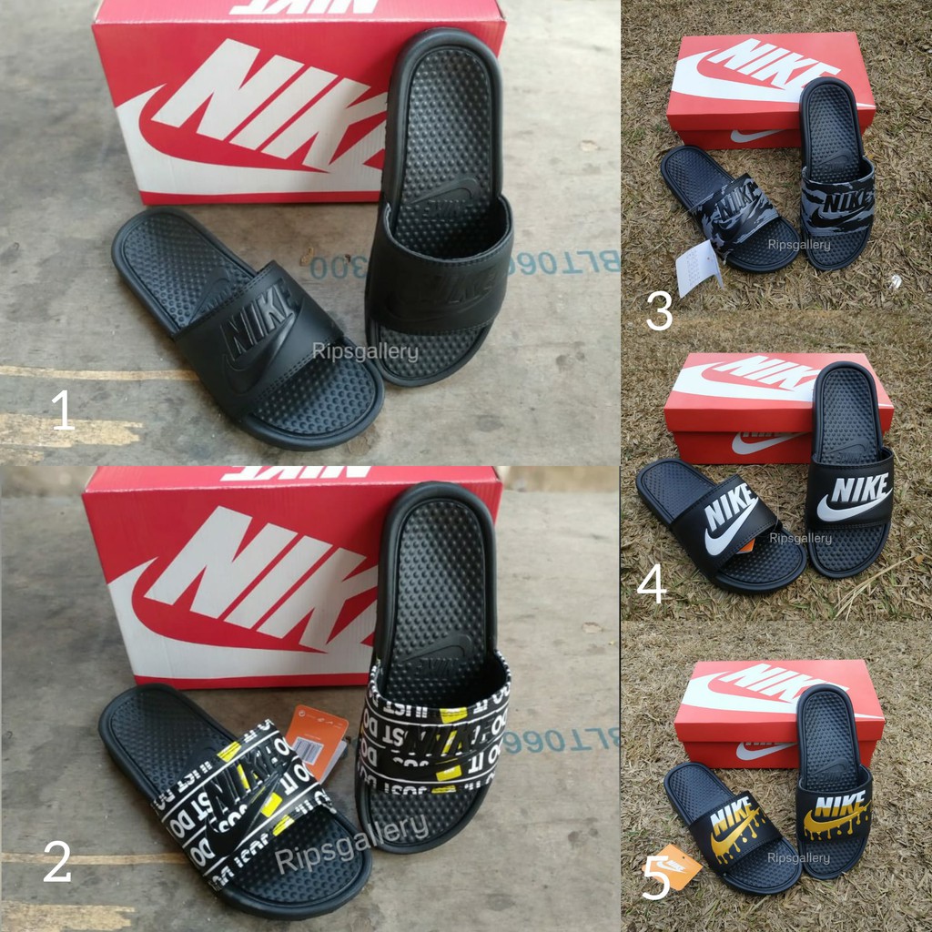 nike benassi slipper