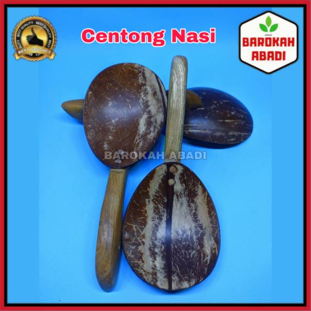 centong nasi centong batok kelapa tempurung kelapa centong kayu