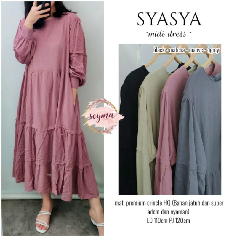 SYASYA MIDI DRESS BEST SELLER