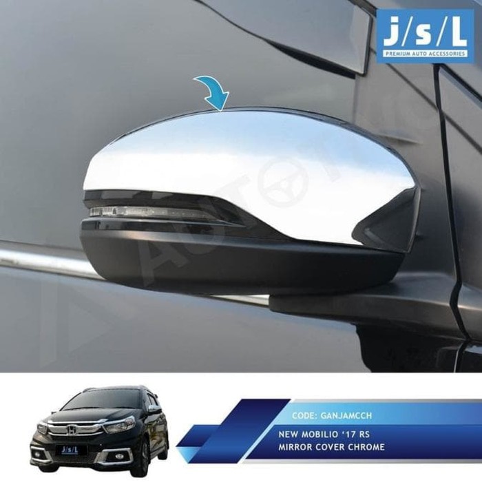 Mobilio 2017 Cover Kaca Spion/Mirror Cover Chrome/Aksesoris Mobilio