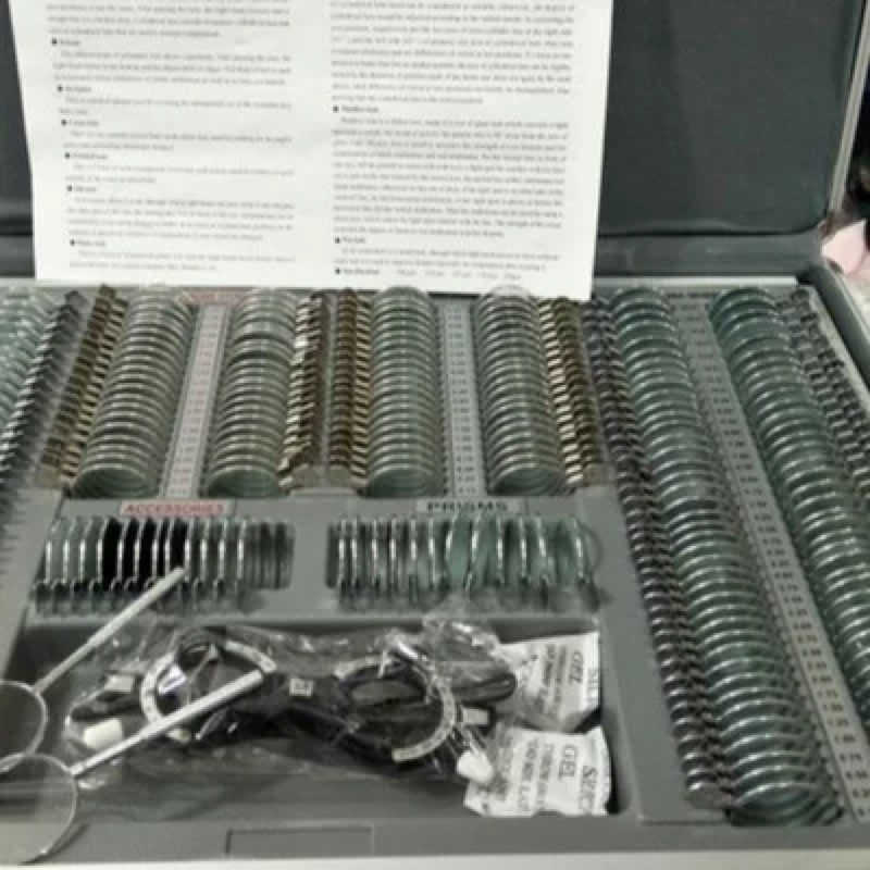 TRIAL LENS SET 20D cyl 6 / ALAT PERIKSA MATA OPTIK MURAH