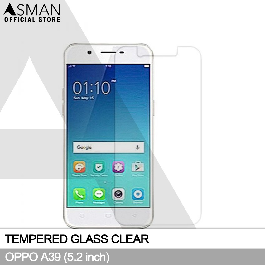 Tempered Glass OPPO A39 (5.2&quot;) | Anti Gores Pelindung Layar Kaca - Bening