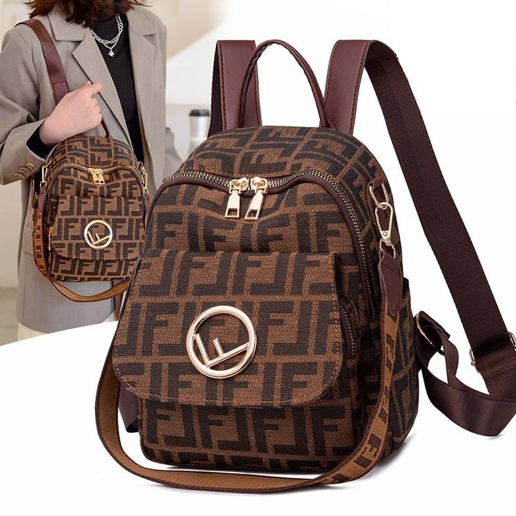 BJ16067 - BROWN - TAS RANSEL BACKPACK PUNGGUNG TAS SEKOLAH ELEGAN COKLAT FASHION IMPORT TERMURAH TERLARIS TERBARU BAGSTORE JAKARTA LT1884 ZCJ2318 ELJ6067 BQ3252
