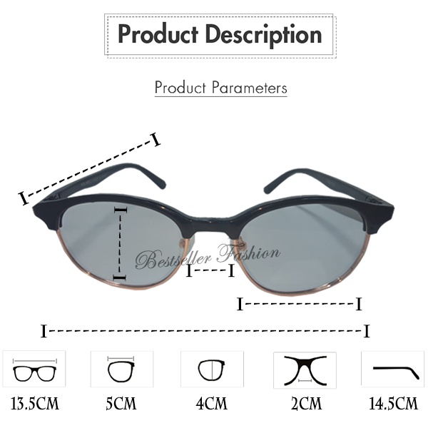 [TERMURAH] Kacamata Korea Berubah Warna Lensa Photocromic Fashion Terbaru Kacamata Normal Photochromic FREECASE