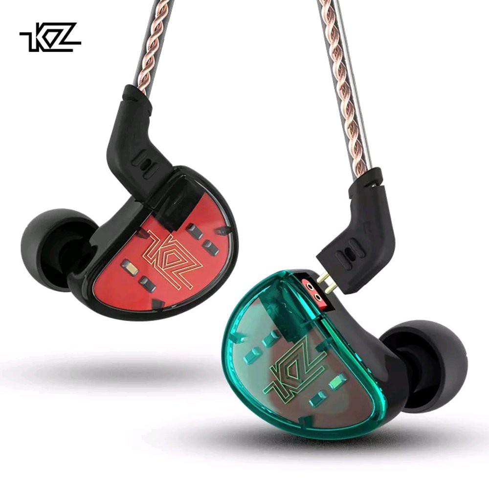 KZ-ES4 Knowledge Zenith Earphone 1 BA and 1DD