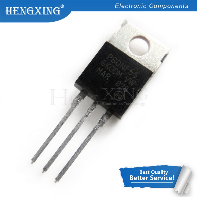 50pcs Ic STP80NF55 P80NF55 TO-220