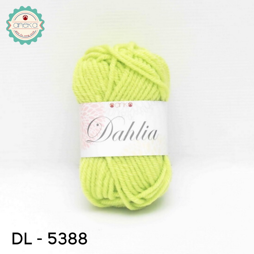 Benang Rajut Karpet Dahlia / Carpet Yarn - 5388 ( Hijau Stabilo )