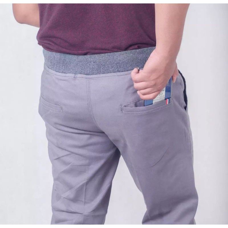 CELANA RIP PANJANG COWOK SIZE 27-33/ CELANA CHINO PANJANG KATUN STRECT