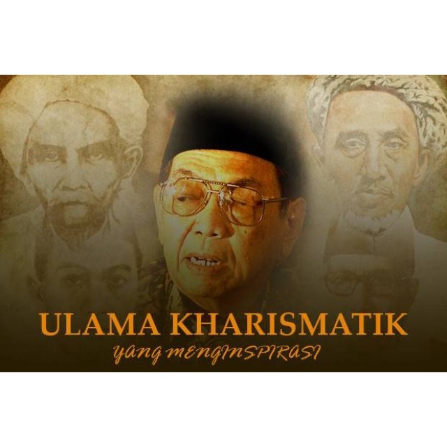 Bingkai foto murah hiasan dinding poster gambar gus dur ukuran 53x35