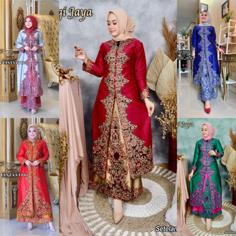 KEBAYA ORIGINAL//Setelan Rok Cinta Fitri//Kode PJ