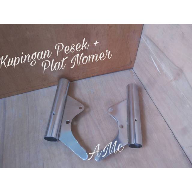 kupingan lampu pesek pnp shock cb gl tiger - pangkon lampu pesek cb - gl tiger - mp - dudukan lampu