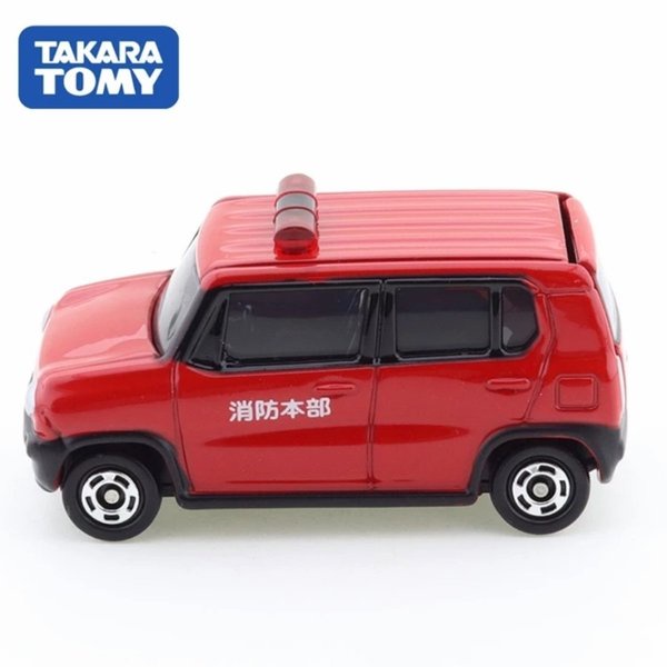 Tomica 106 Suzuki Hustler Fire Command Vehicle Merah