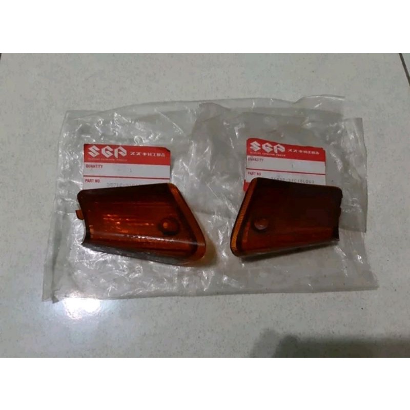 Mika kaca sen sein depan suzuki crystal original sgp kanan kiri