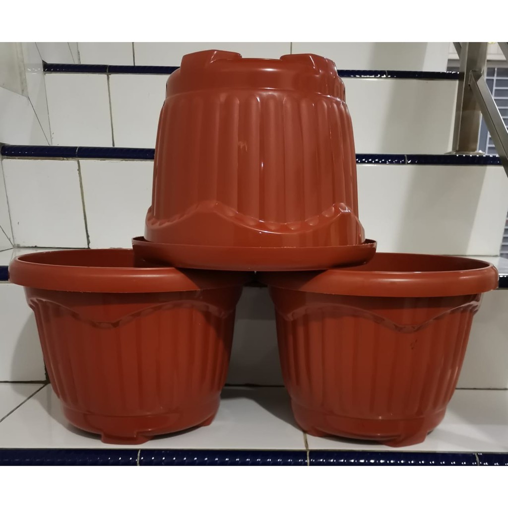 Pot Bunga Pot Plastik Mio 20 cm shallom