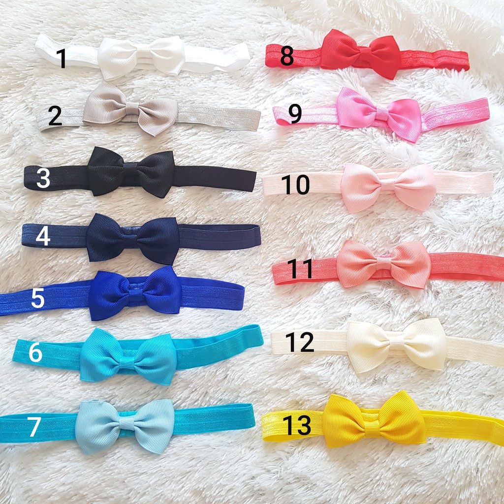 Headband Bayi Bandana Bondu Bando Bayi Import Model Pita Basic