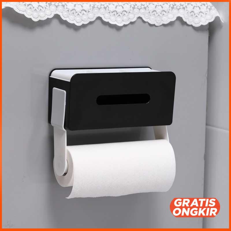 Gantungan Tempat Tisu Toilet Dapur Tissue Wall Mount - RV650