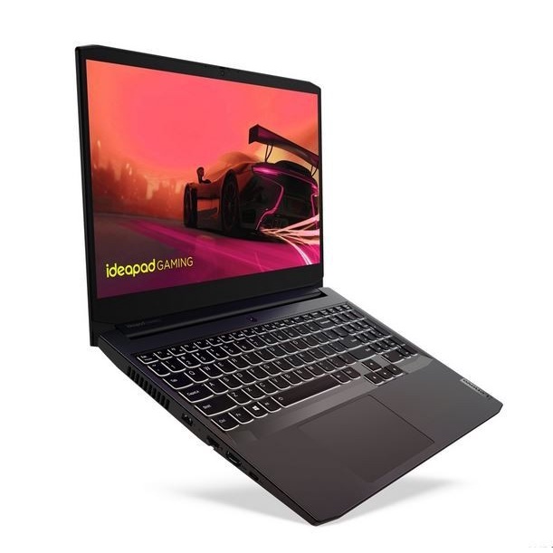 LAPTOP GAMING LENOVO IDEAPAD GAMING 5 AMD RYZEN 5 5600H RAM 8GB 16GB 512GB SSD RTX3050 FHD IPS 165Hz WINDOW 11 HOME OHS BLACK