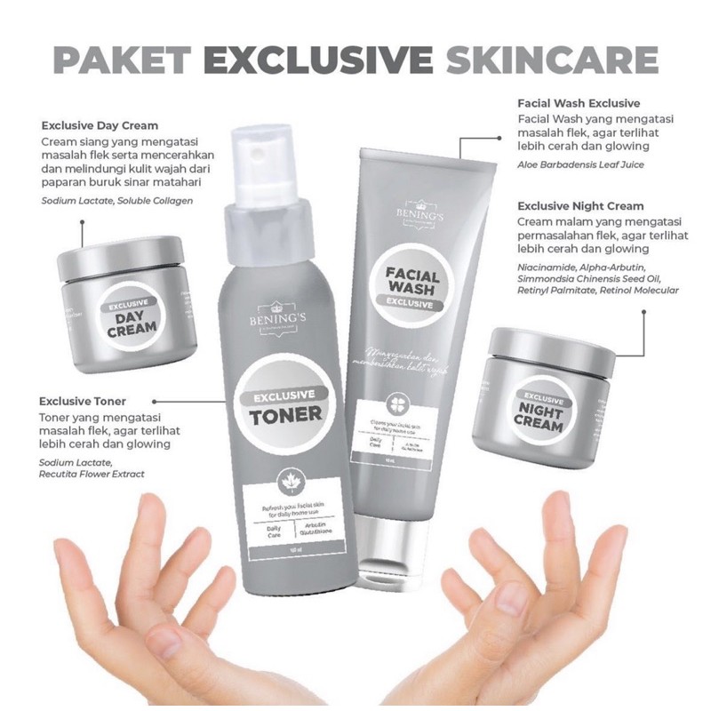 Bening Skincare Paket Exclusive