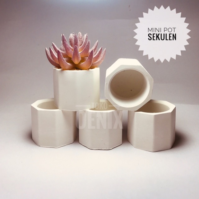 Mini Pot Sekulen Kaktus Mini | Tempat Lilin Aroma Therapy