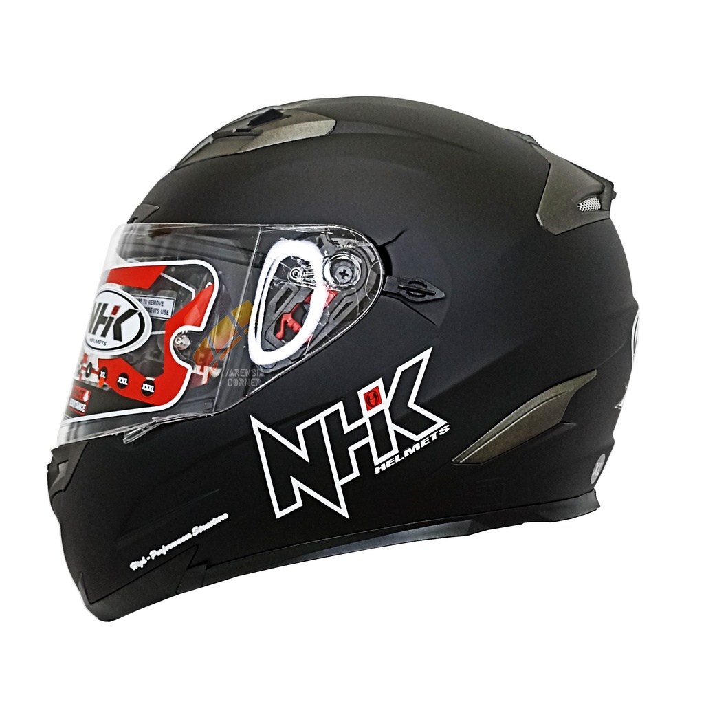 HELM NHK RX9 SOLID BLACK DOFF ORIGINAL NHK