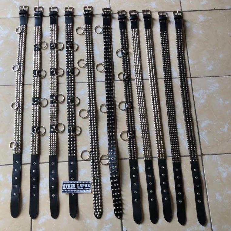 Best Terlaris❃ Sabuk punk rock Gesper spike sabuk keren belt korea belt bts belt cewek pria sabuk wa