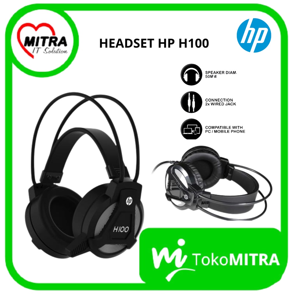 HEADSET GAMING HP H100 / GAMING HEADPHONE