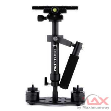 TaffSTUDIO S40 Stabilizer Steadicam Steadycam PROFESIONAL Camera DSLR Anti Getar gerak dan DV Video Maker For Camcorder Digital Camera Video Canon Nikon Sony DSLR Mini Action camera S40-S 40cm Professional Handheld Stabilizer Steadicam Camcorder PRO