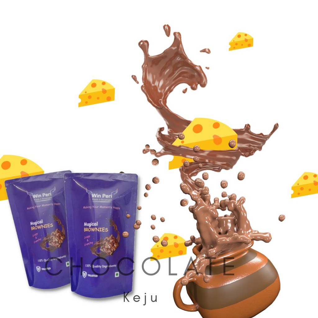 

WinPeri BROWNIES KERING | KERIPIK BROWNIS | BROWNIES CRISPY RASA CHOCOLATE KEJU I BROWNIES CRISPY