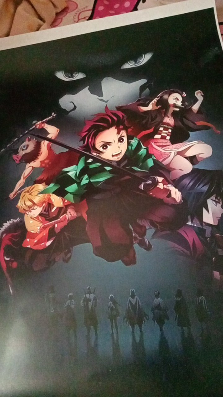 Poster Dinding Anime  Demon Slayer  Kimetsu No Yaiba  A3,a2,a1 Jumbo An055pp04