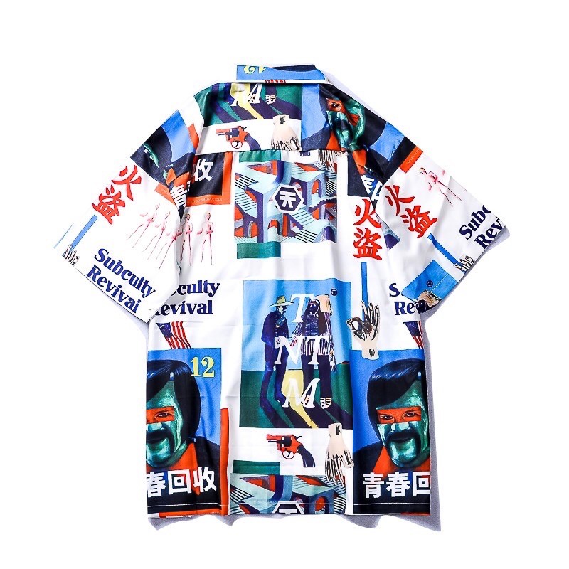 KEMEJA IMPORT PRIA ASIA KOREA JEPANG ORIGINAL HIP HOP S-2XL HN72