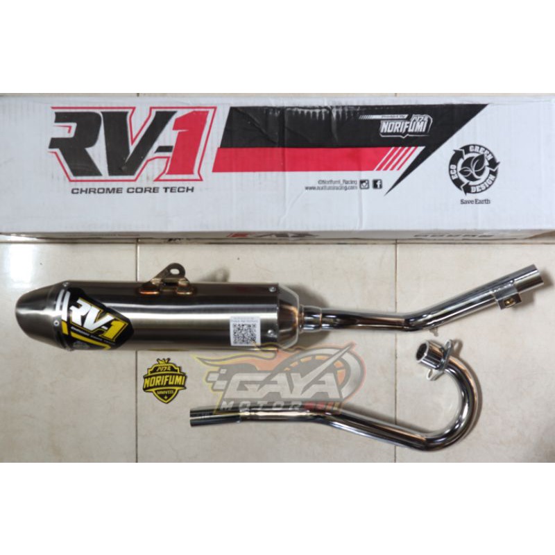 Knalpot Racing Norifumi RV-1 T3 DTRACKER KLX BF DT WR 155 CRF 150 L Noctus RV1 T3 KLX DTRACKER CRF W