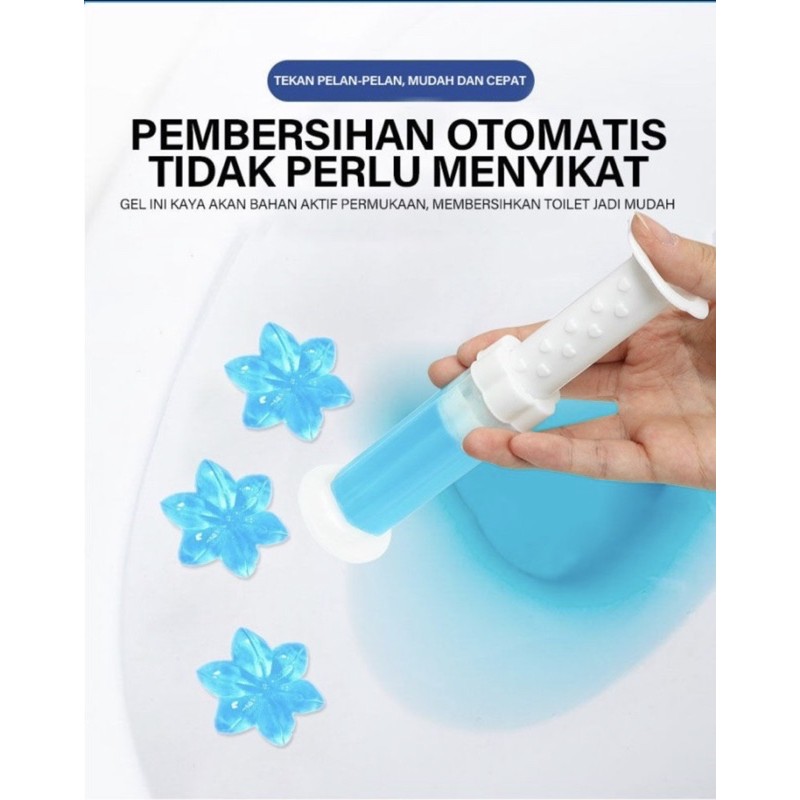 Pengharum Toilet - Gel Pembersih Kloset - Suntik Gel Pembersih WC - Pewangi