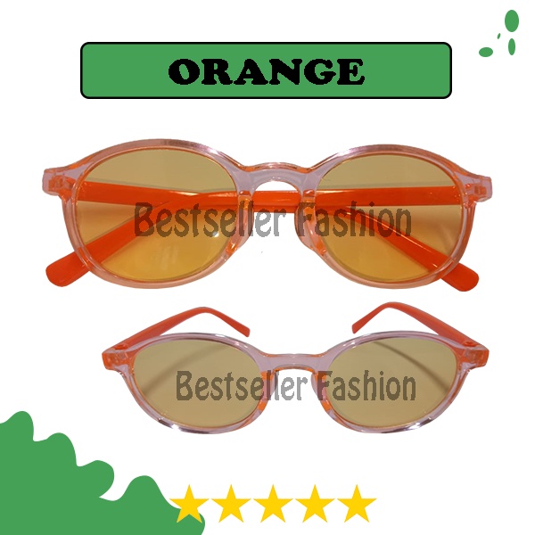 Kacamata Anak Laki Laki Perempuan Frame Warna Warni Lensa Multi Warna || Kacamata Hitam Anak Gaya Unisex Sunglasses NOCASE