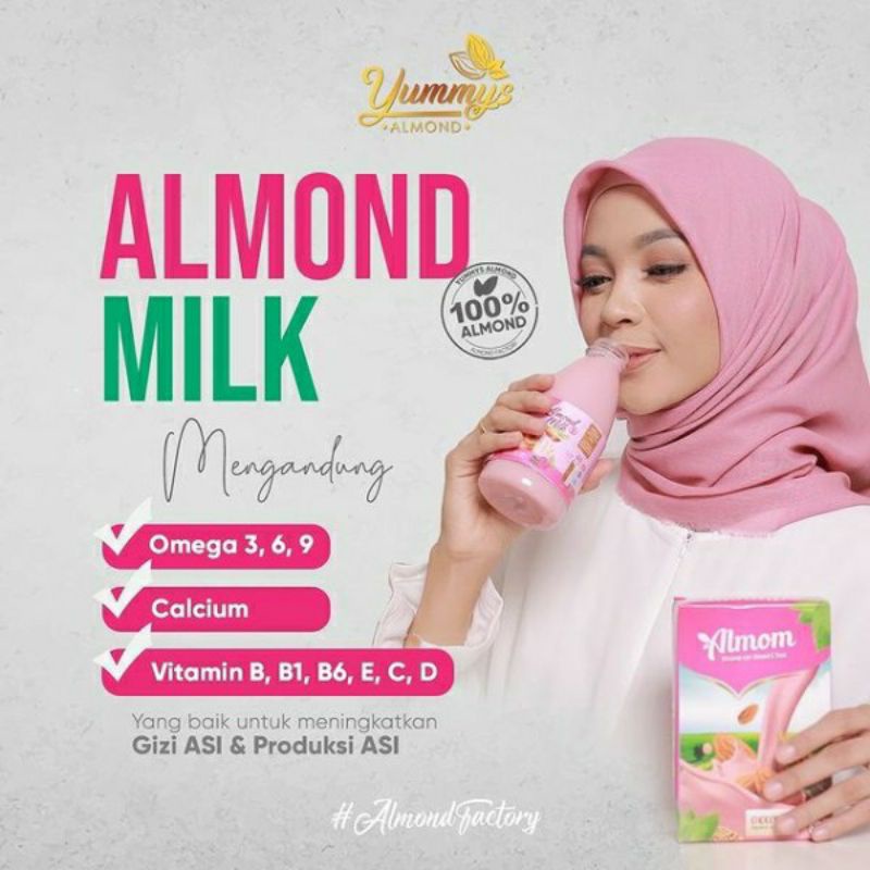 Susu Almond ASI BOOSTER ALMOM AMPUH ASI LANCAR