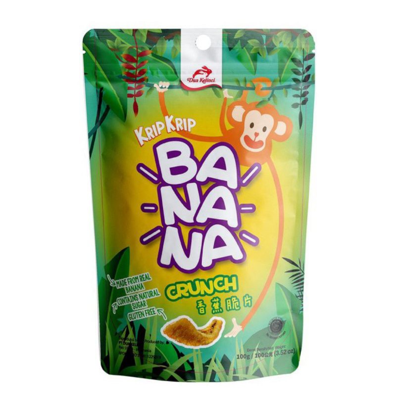 

KripKrip Banana Crunch 100gr/made from real banana/Gulten free