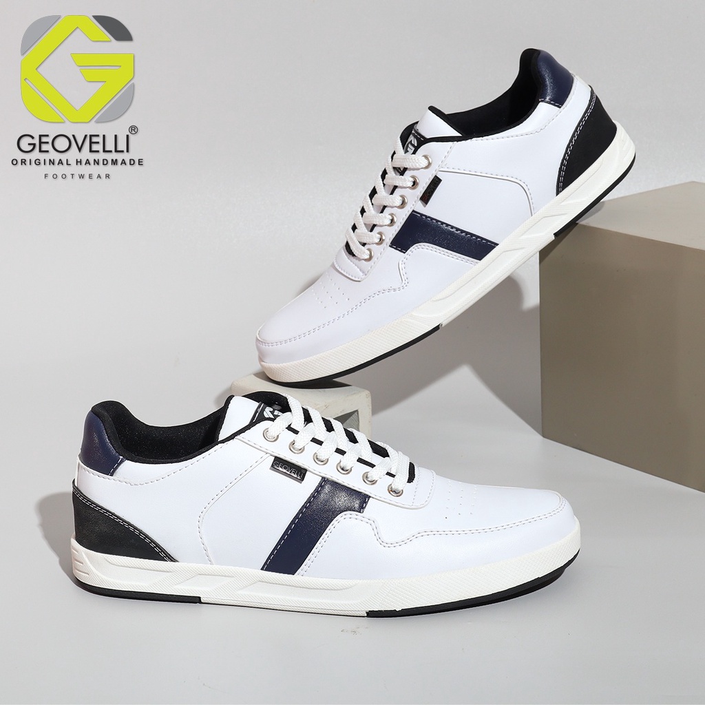 Sepatu sneaker pria kasual geovelli footwear ukuran jumbo 44-39