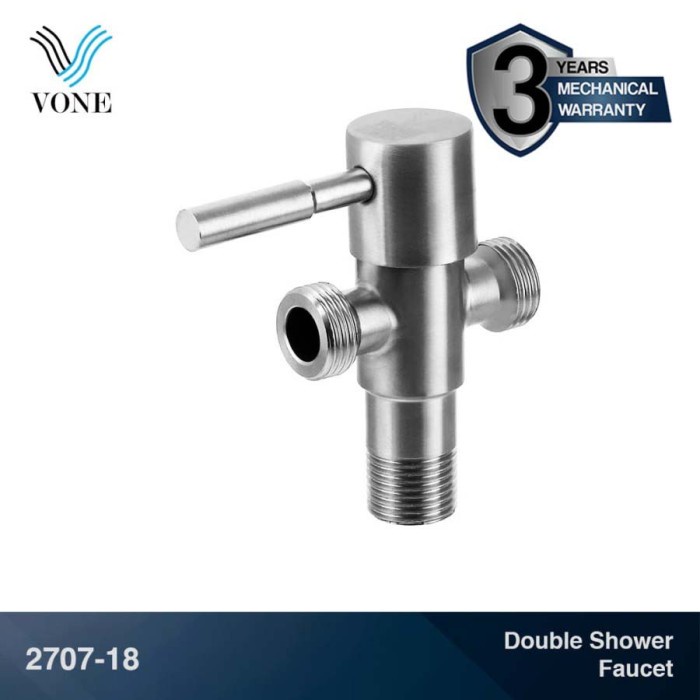 VONE 2707-18 Keran Stop Kran Air Toilet Kloset WC Jet Shower Cabang T