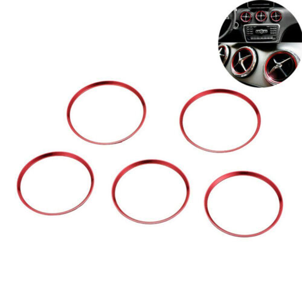 Solighter 5pcs Ring Fitting AC Mobil Mudah Dipasang