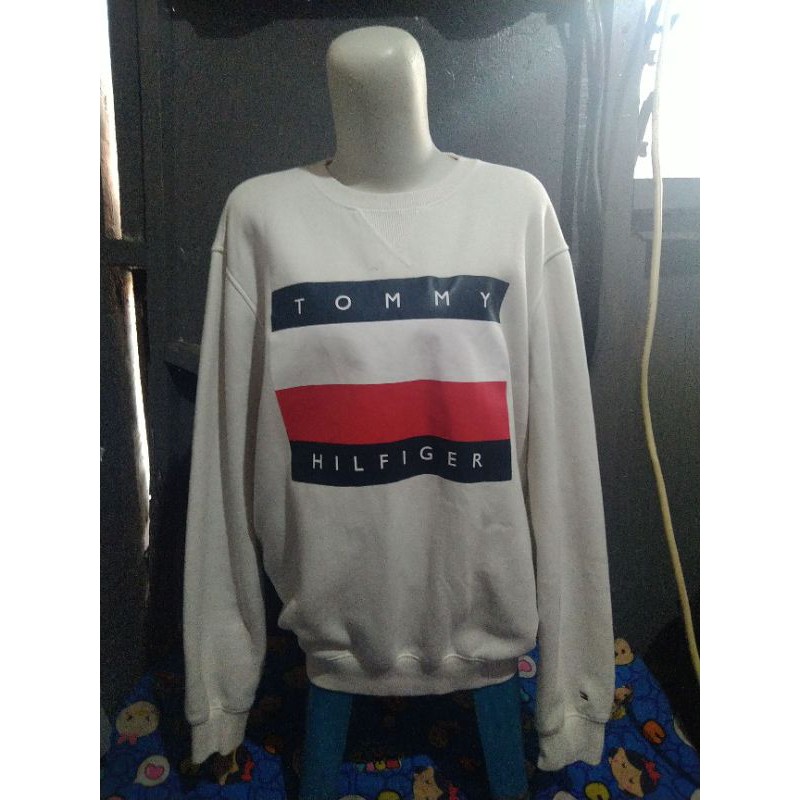 crewneck Tommy Hilfiger logo big flag