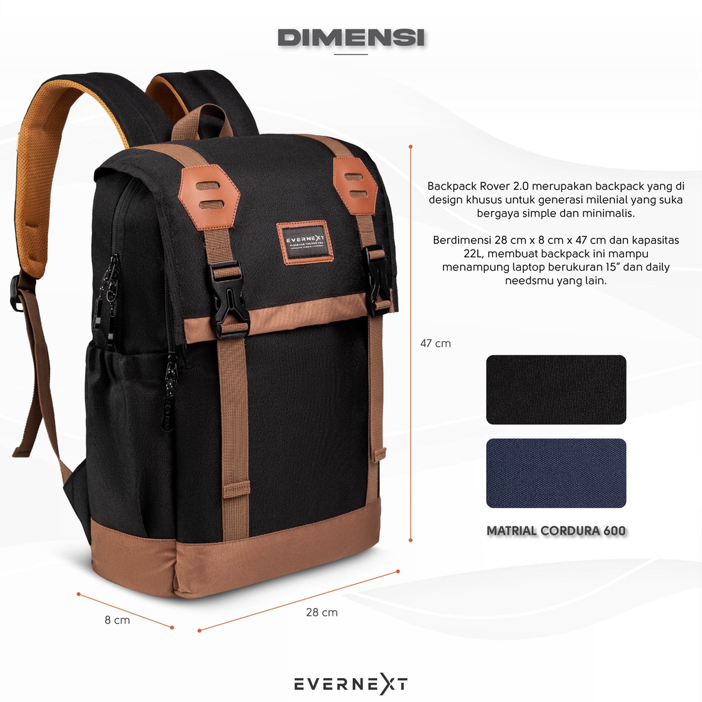 Tas Ransel Laptop Daily Backpack Tas Punggung Unisex Sekolah Kerja Kuliah Premium Berkualitas Tinggi Belvia