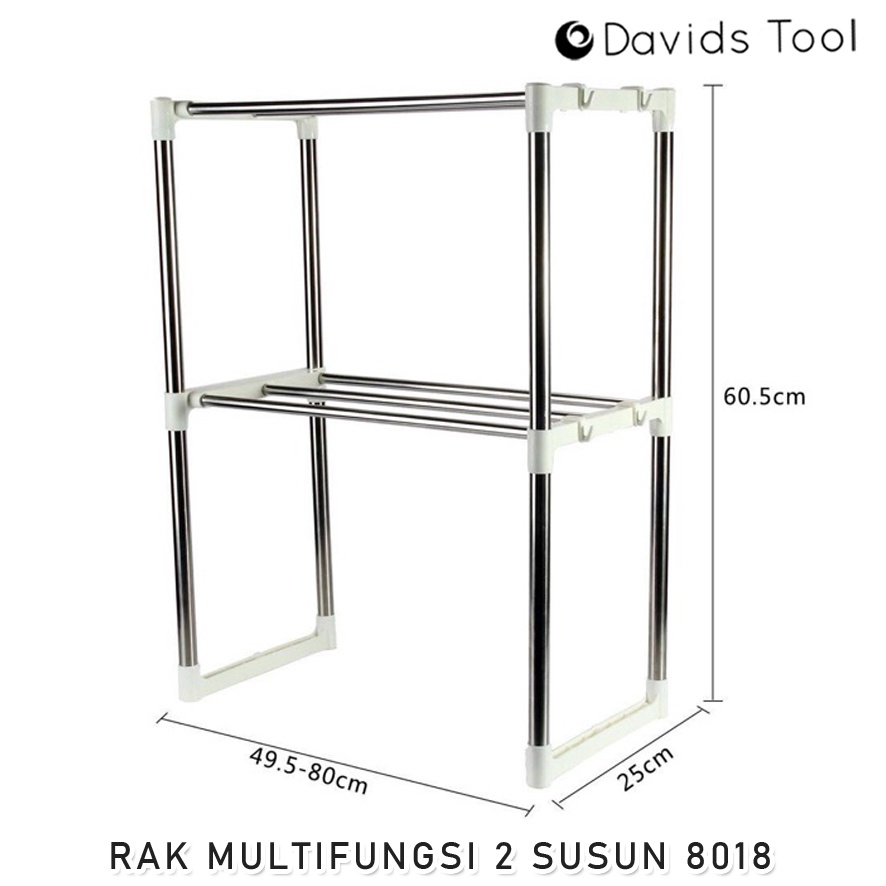 Rak Microwave Dapur Susun Multifungsi Serbaguna