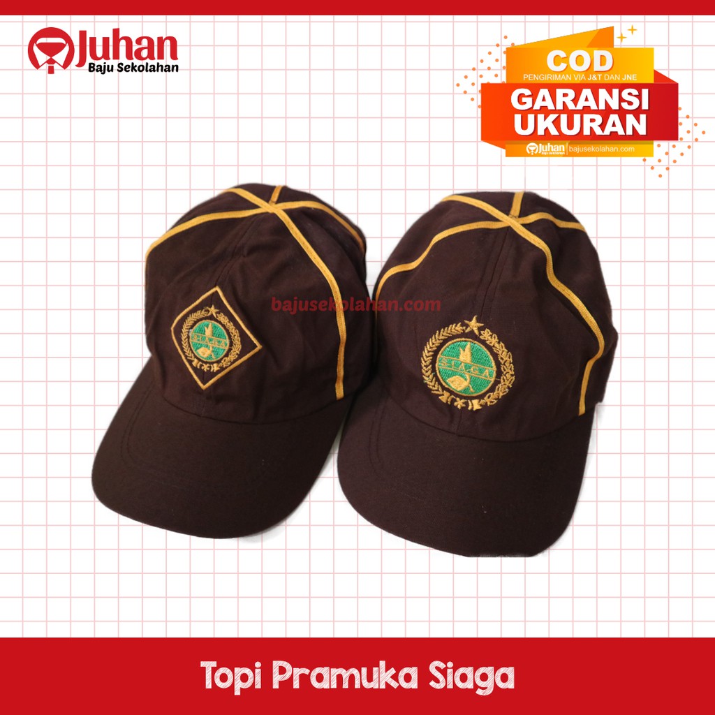  TOPI  PRAMUKA  TOPI PRAMUKA SIAGA  PUTRA PUTRI Shopee 