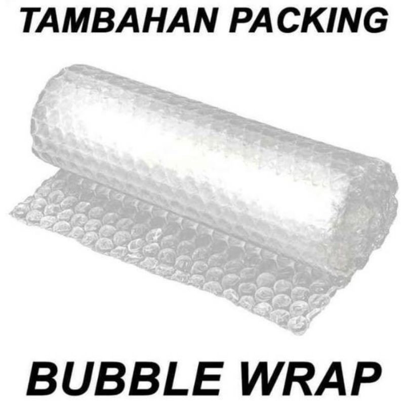 

Buble Wrap Warp Tambahan Paking Biar aman