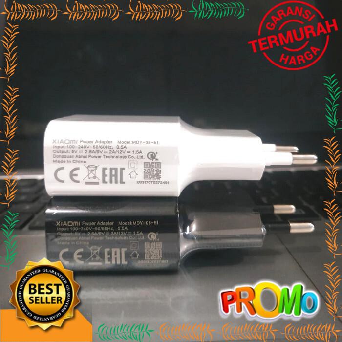 BATOK ADAPTER KEPALA CHARGER XIAOMI 2.5 A 9V FAST CHARGING ORIGINAL